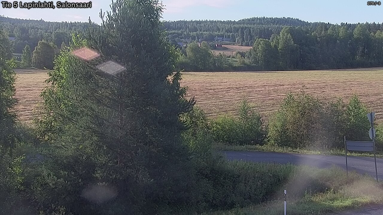 Weather Camera Image Road 5 Lapinlahti, Salonsaari, Lapinlahti, Pohjois-Savo