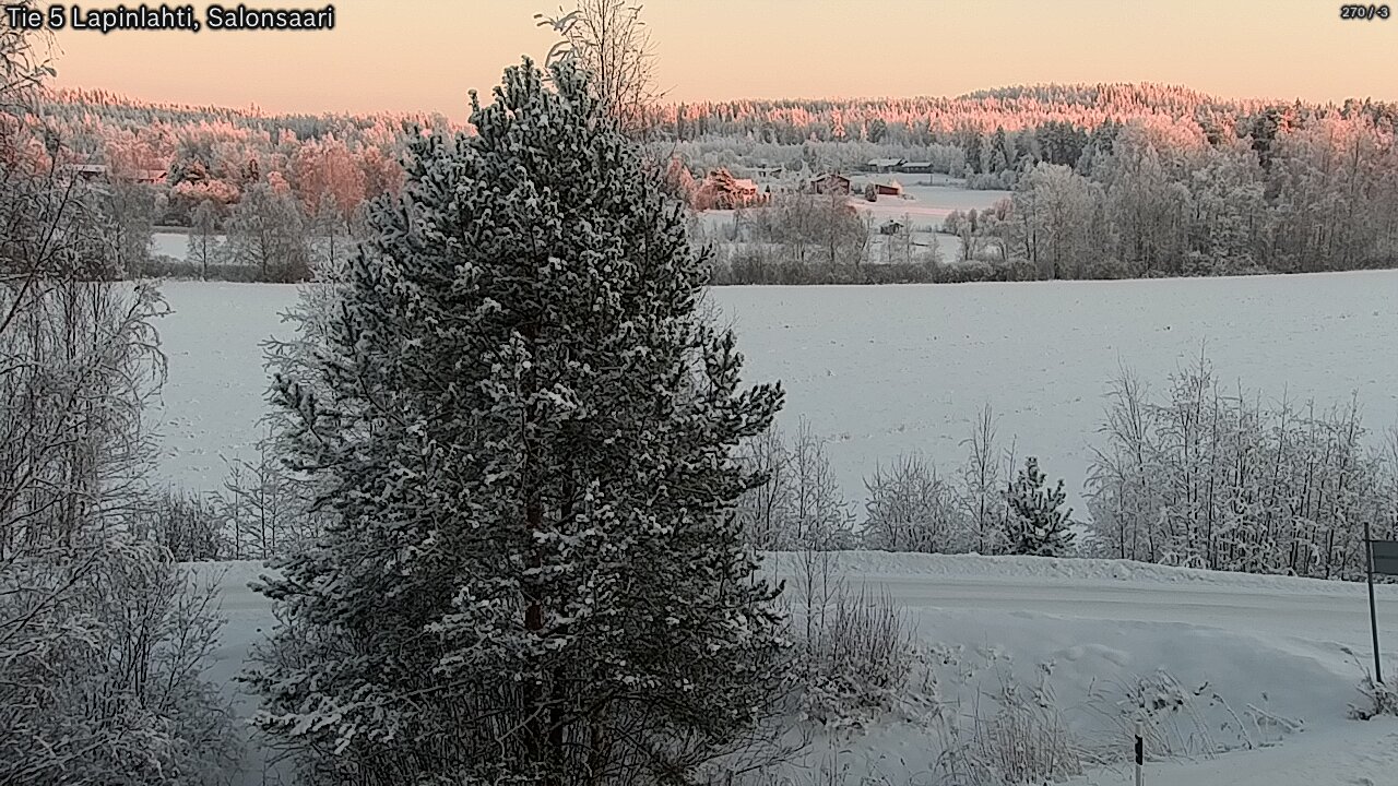 Weather Camera Image Road 5 Lapinlahti, Salonsaari, Lapinlahti, Pohjois-Savo