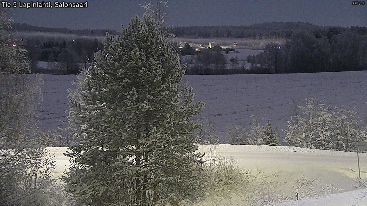 Weather Camera Image Road 5 Lapinlahti, Salonsaari, Lapinlahti, Pohjois-Savo