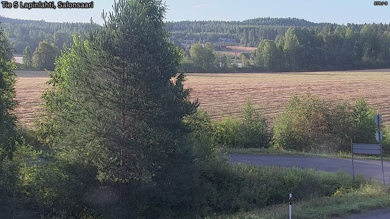 Weather Camera Image Road 5 Lapinlahti, Salonsaari, Lapinlahti, Pohjois-Savo