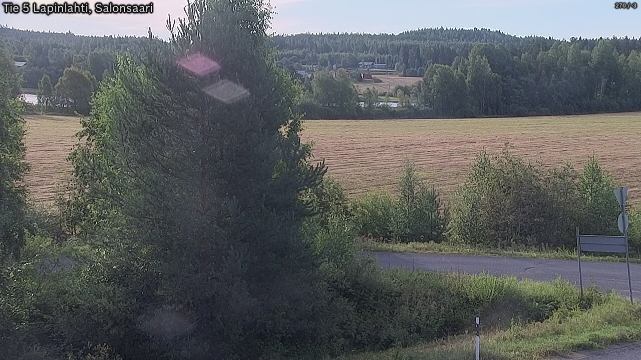 Weather Camera Image Road 5 Lapinlahti, Salonsaari, Lapinlahti, Pohjois-Savo