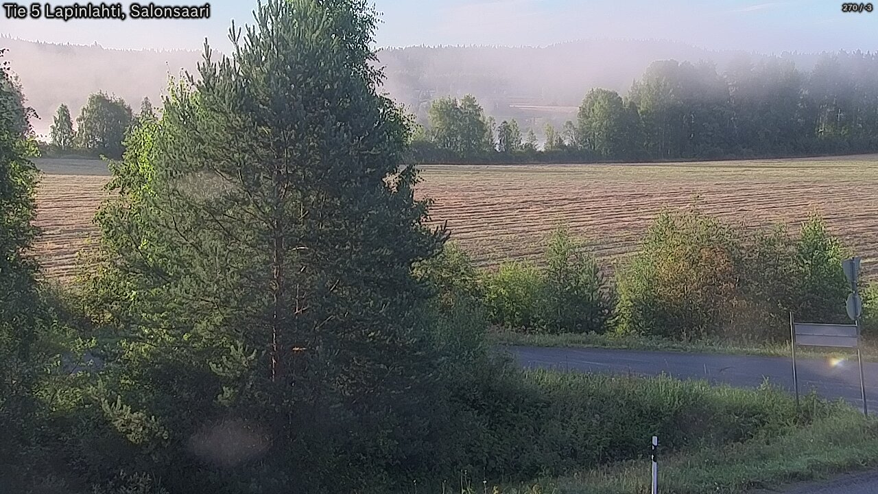 Weather Camera Image Road 5 Lapinlahti, Salonsaari, Lapinlahti, Pohjois-Savo