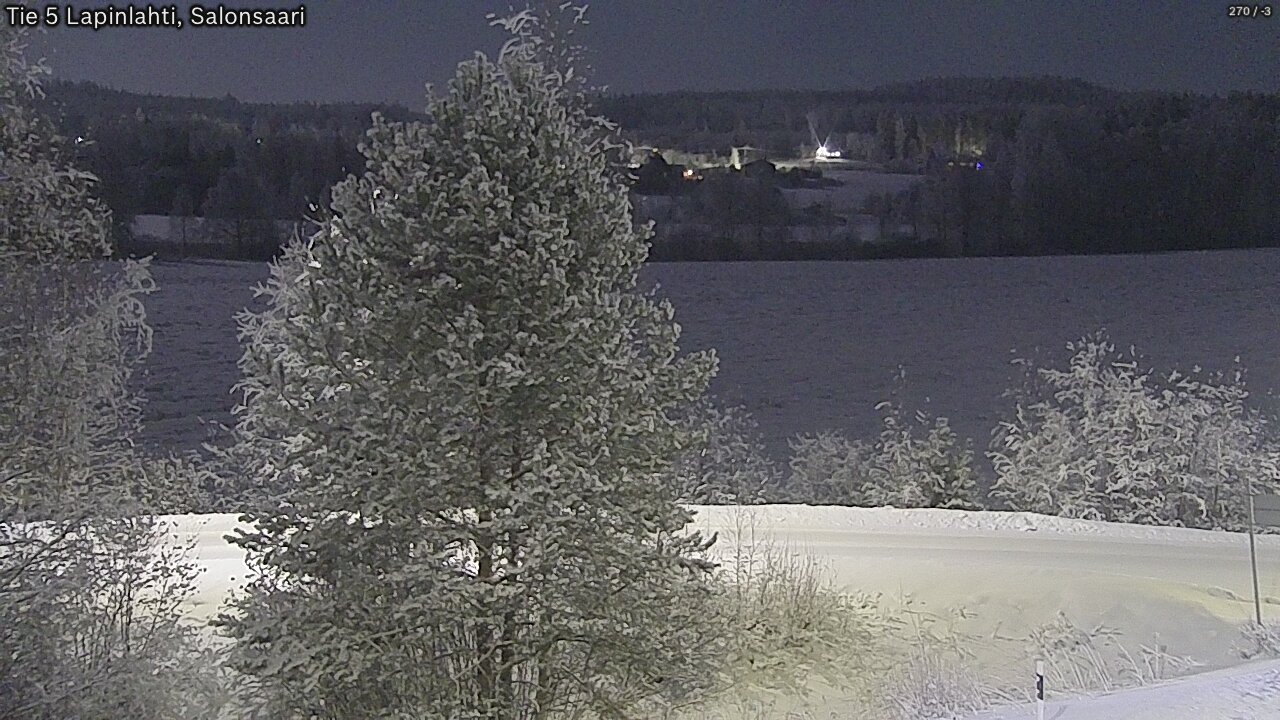 Weather Camera Image Road 5 Lapinlahti, Salonsaari, Lapinlahti, Pohjois-Savo