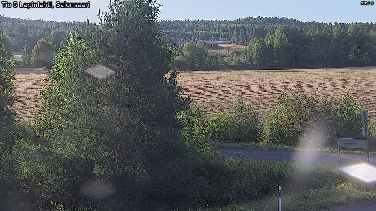 Weather Camera Image Road 5 Lapinlahti, Salonsaari, Lapinlahti, Pohjois-Savo