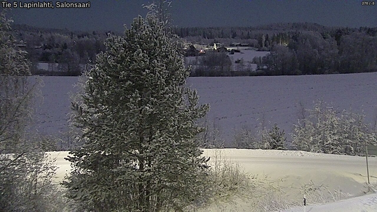 Weather Camera Image Road 5 Lapinlahti, Salonsaari, Lapinlahti, Pohjois-Savo