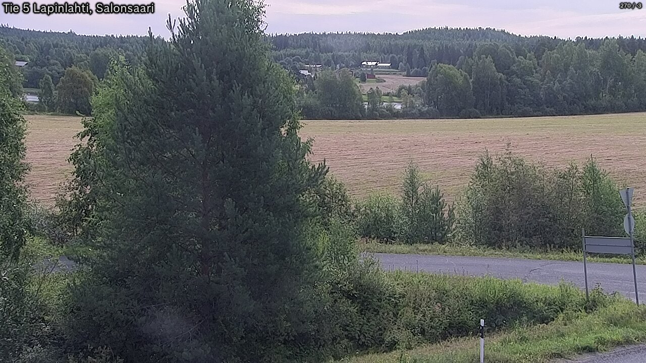 Weather Camera Image Väg 5 Lapinlax, Salonsaari, Lapinlahti, Pohjois-Savo
