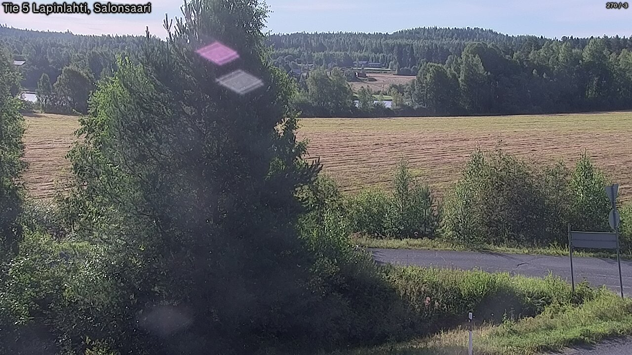 Weather Camera Image Väg 5 Lapinlax, Salonsaari, Lapinlahti, Pohjois-Savo