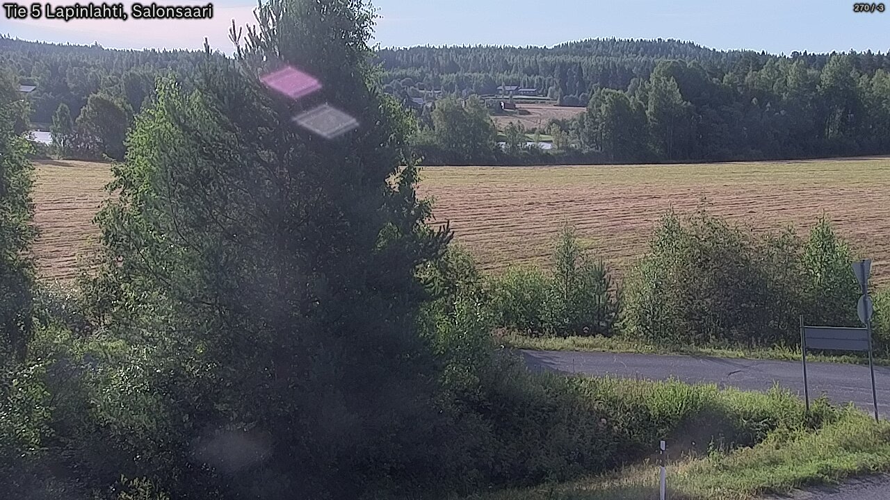 Weather Camera Image Road 5 Lapinlahti, Salonsaari, Lapinlahti, Pohjois-Savo