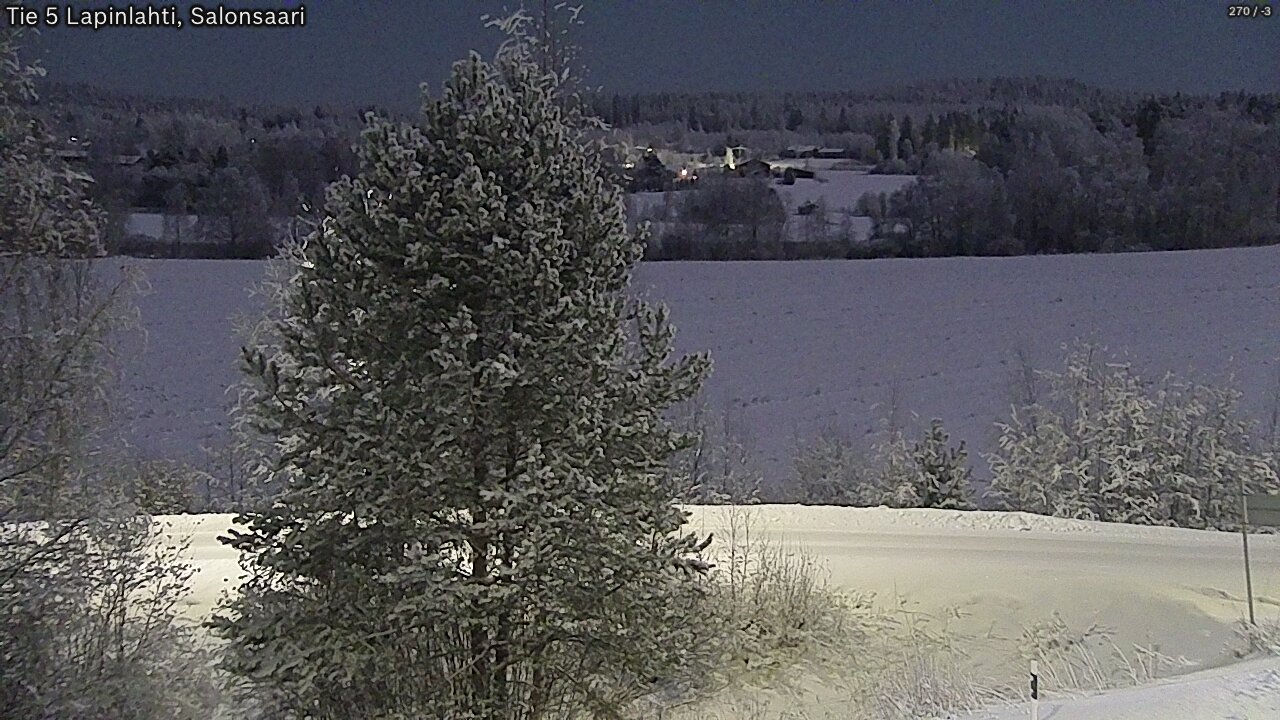 Weather Camera Image Road 5 Lapinlahti, Salonsaari, Lapinlahti, Pohjois-Savo