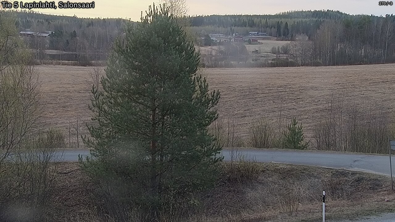 Weather Camera Image Road 5 Lapinlahti, Salonsaari, Lapinlahti, Pohjois-Savo