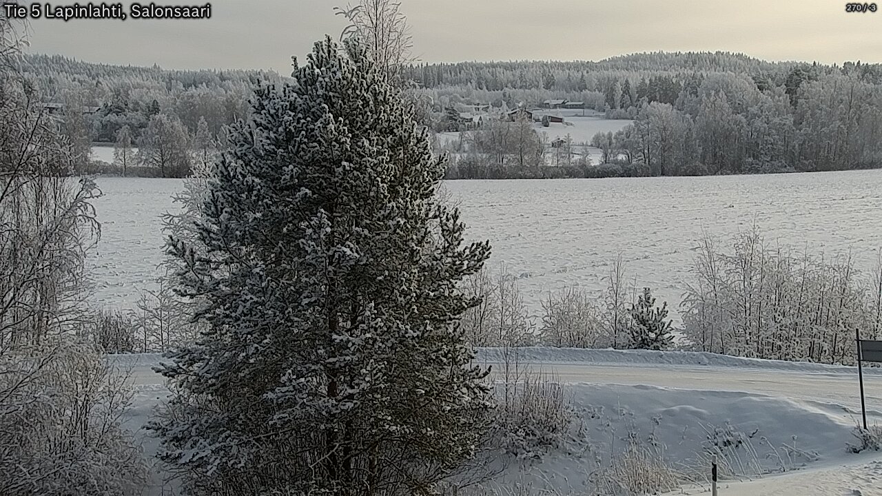 Weather Camera Image Road 5 Lapinlahti, Salonsaari, Lapinlahti, Pohjois-Savo