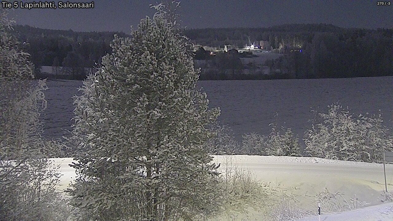 Weather Camera Image Road 5 Lapinlahti, Salonsaari, Lapinlahti, Pohjois-Savo