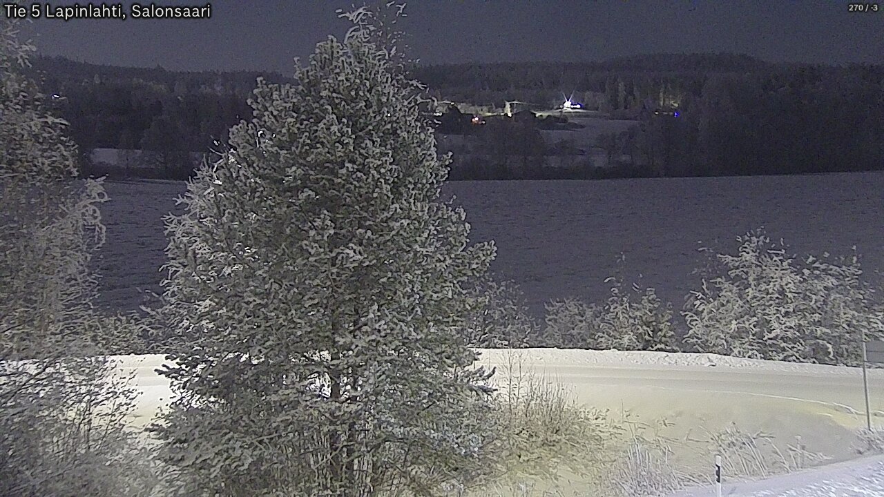 Weather Camera Image Road 5 Lapinlahti, Salonsaari, Lapinlahti, Pohjois-Savo