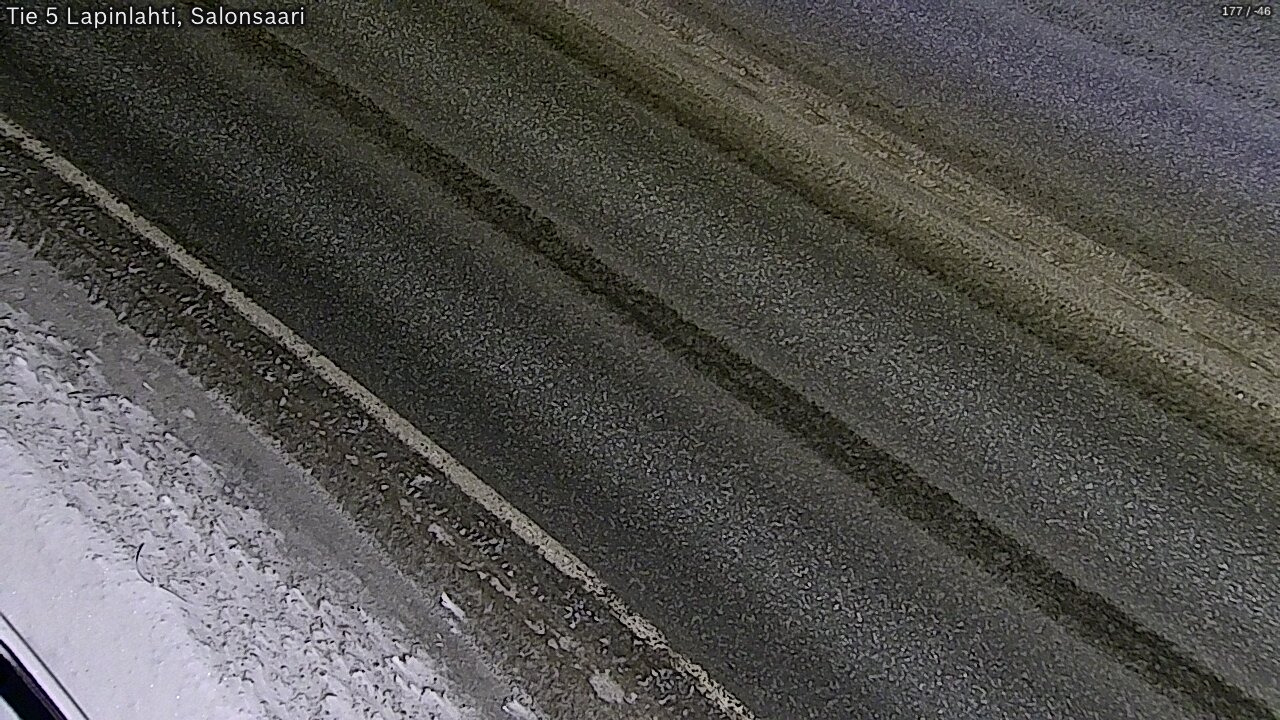Weather Camera Image Road 5 Lapinlahti, Salonsaari, Lapinlahti, Pohjois-Savo