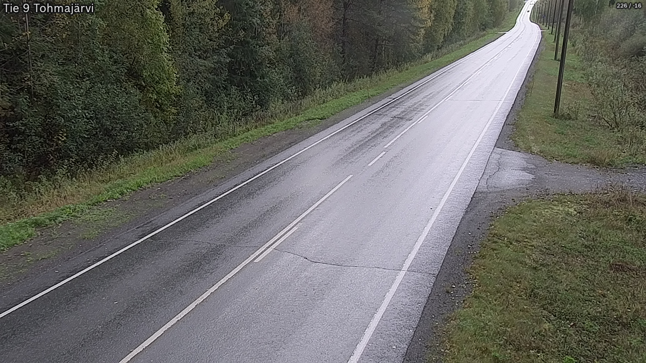 Weather Camera Image Road 9 Tohmajärvi, Tohmajärvi, Pohjois-Karjala