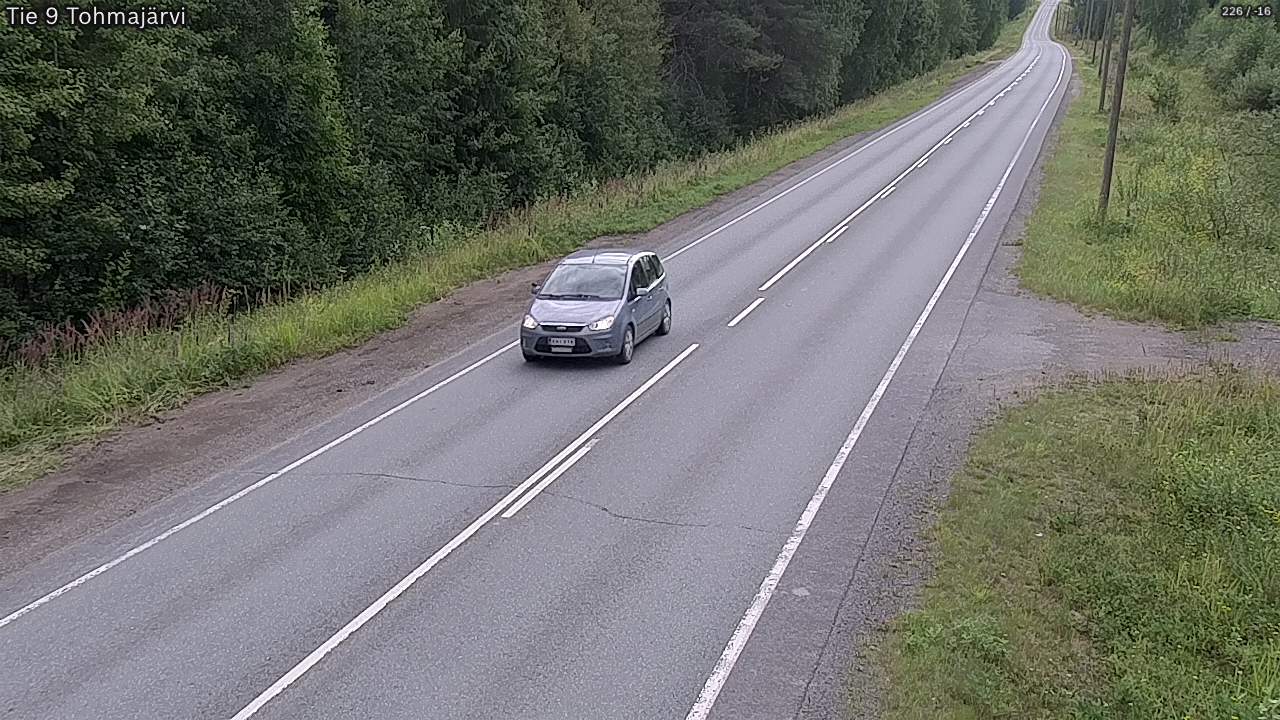 Weather Camera Image Väg 9 Tohmajärvi, Tohmajärvi, Pohjois-Karjala