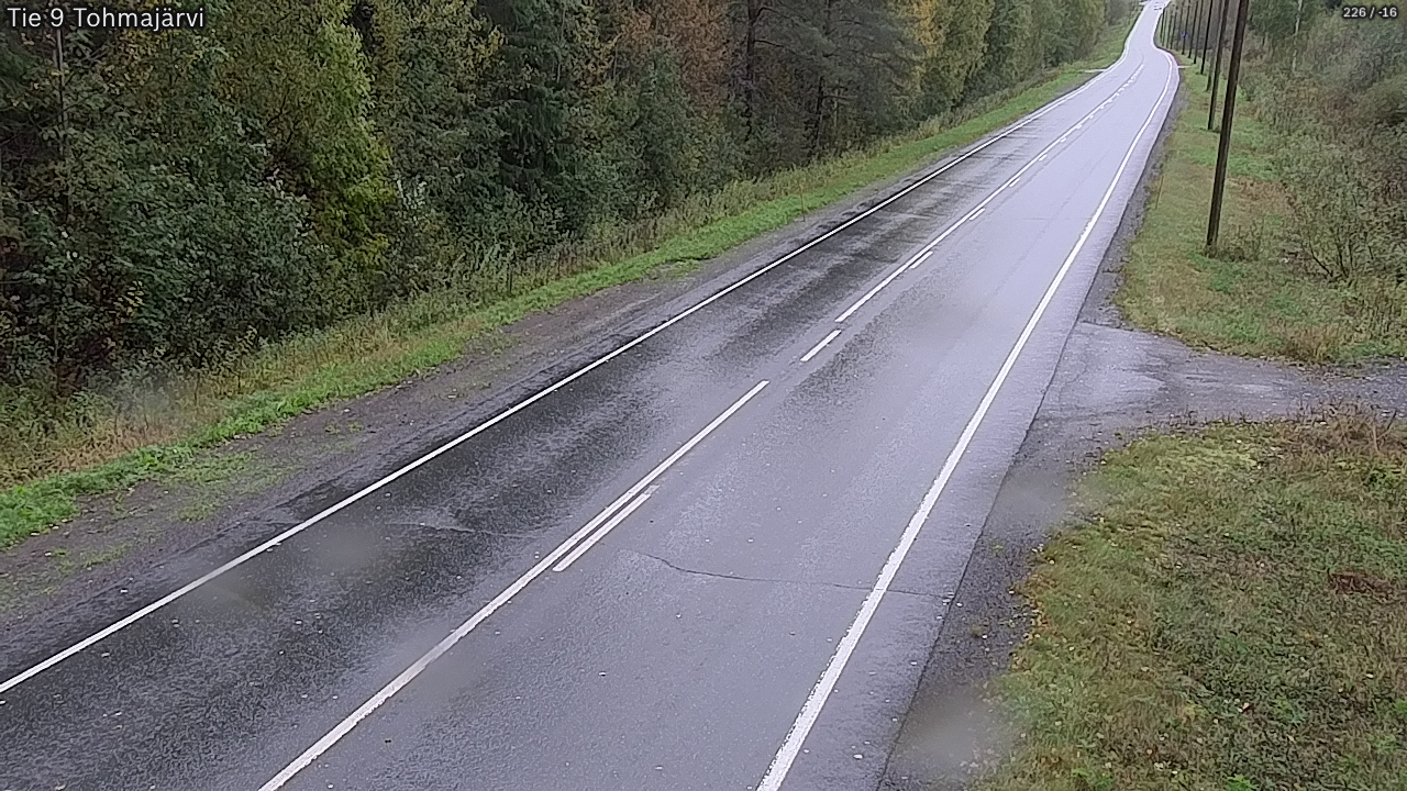 Weather Camera Image Väg 9 Tohmajärvi, Tohmajärvi, Pohjois-Karjala