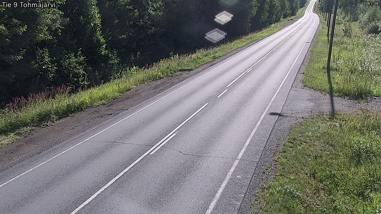 Weather Camera Image Väg 9 Tohmajärvi, Tohmajärvi, Pohjois-Karjala
