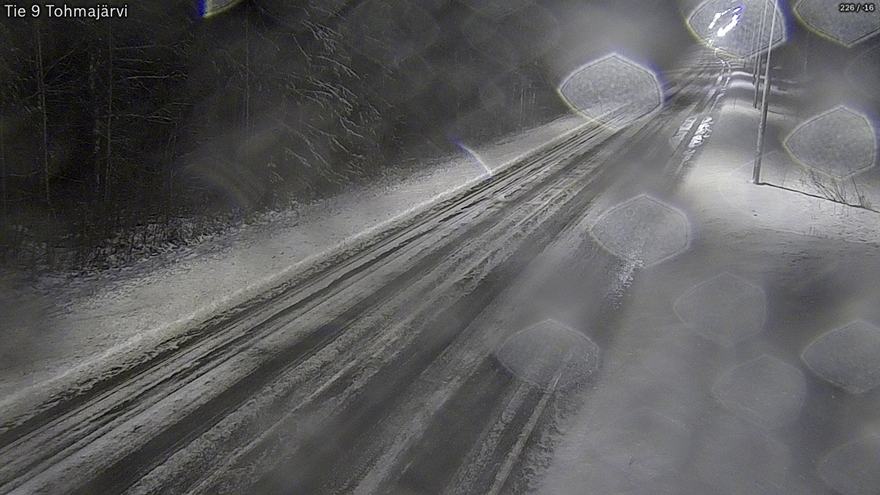 Weather Camera Image Road 9 Tohmajärvi, Tohmajärvi, Pohjois-Karjala