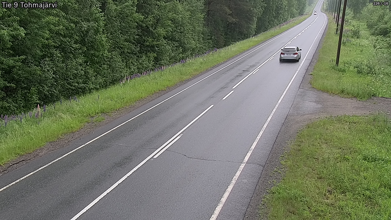Weather Camera Image Road 9 Tohmajärvi, Tohmajärvi, Pohjois-Karjala