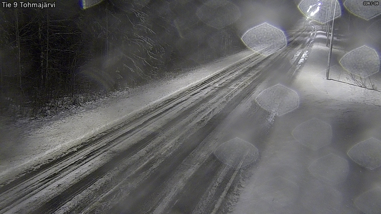 Weather Camera Image Road 9 Tohmajärvi, Tohmajärvi, Pohjois-Karjala
