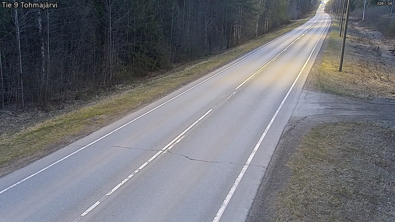 Weather Camera Image Road 9 Tohmajärvi, Tohmajärvi, Pohjois-Karjala