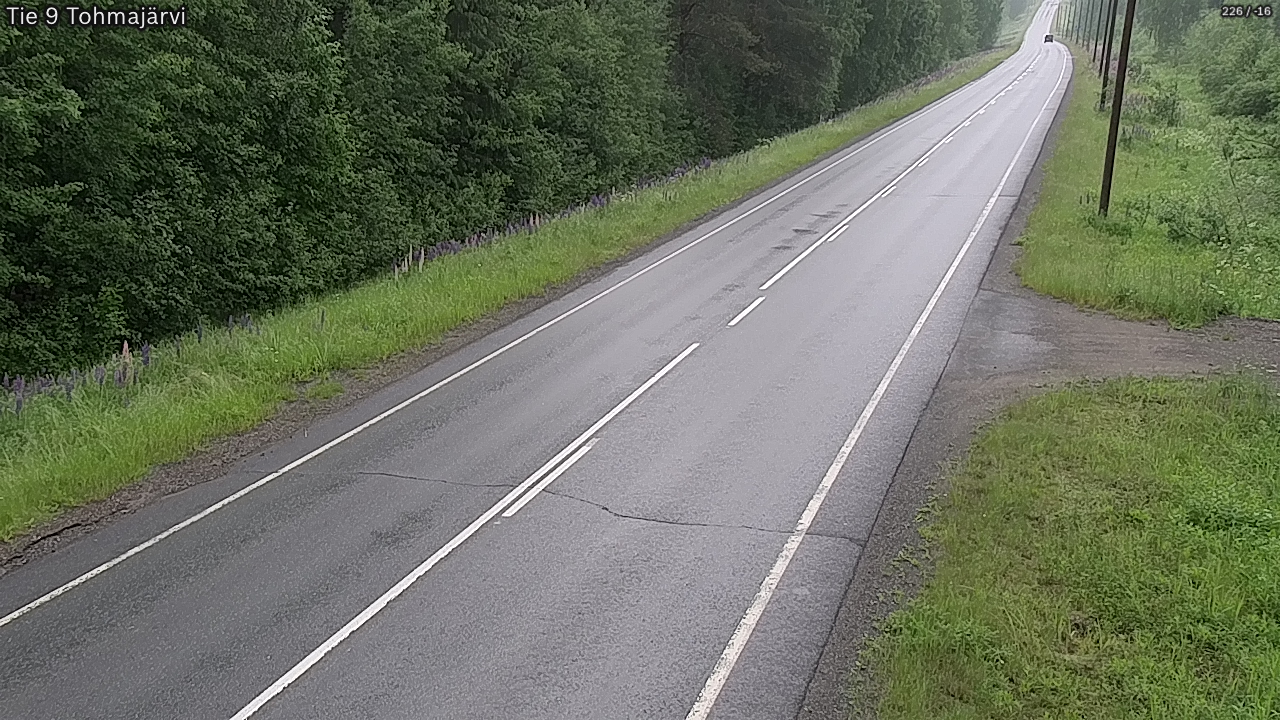 Weather Camera Image Road 9 Tohmajärvi, Tohmajärvi, Pohjois-Karjala