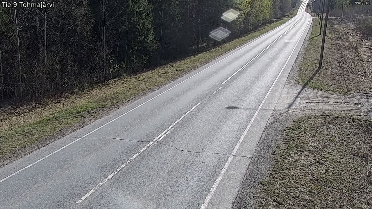 Weather Camera Image Road 9 Tohmajärvi, Tohmajärvi, Pohjois-Karjala