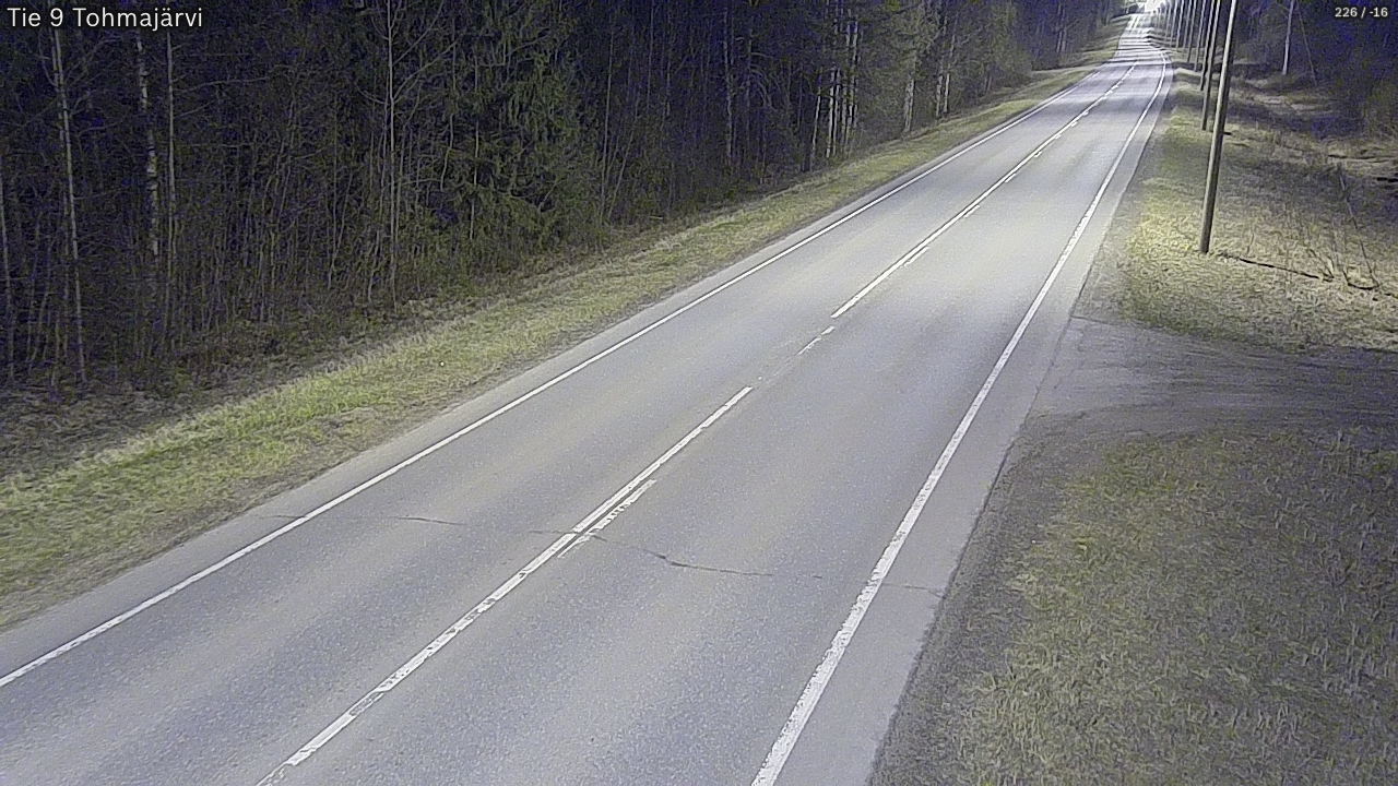 Weather Camera Image Road 9 Tohmajärvi, Tohmajärvi, Pohjois-Karjala