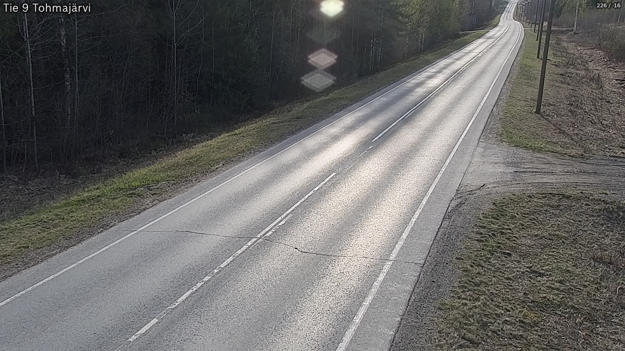 Weather Camera Image Road 9 Tohmajärvi, Tohmajärvi, Pohjois-Karjala