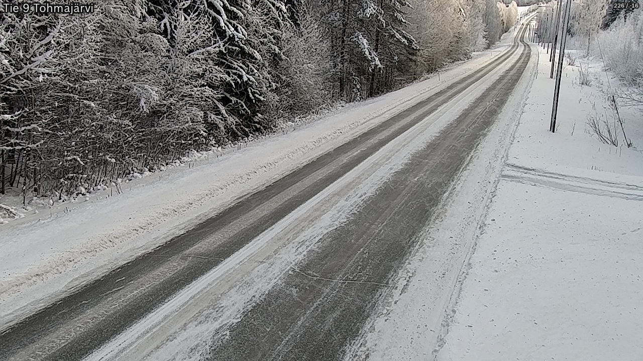 Weather Camera Image Road 9 Tohmajärvi, Tohmajärvi, Pohjois-Karjala