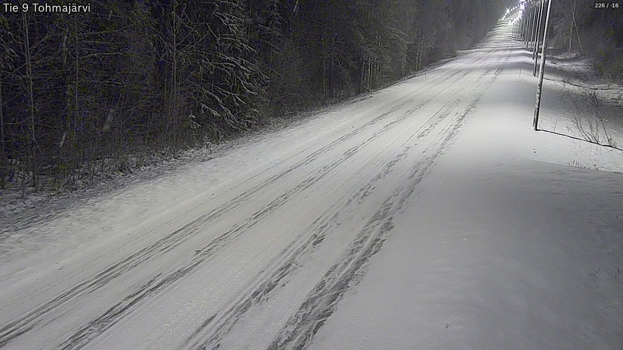 Weather Camera Image Road 9 Tohmajärvi, Tohmajärvi, Pohjois-Karjala