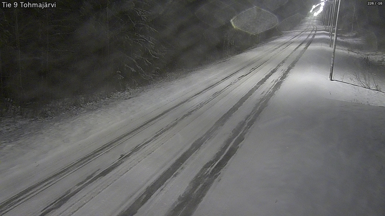 Weather Camera Image Road 9 Tohmajärvi, Tohmajärvi, Pohjois-Karjala