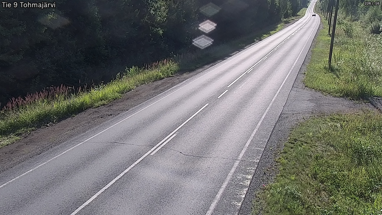 Weather Camera Image Väg 9 Tohmajärvi, Tohmajärvi, Pohjois-Karjala