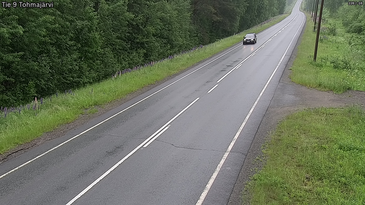 Weather Camera Image Road 9 Tohmajärvi, Tohmajärvi, Pohjois-Karjala