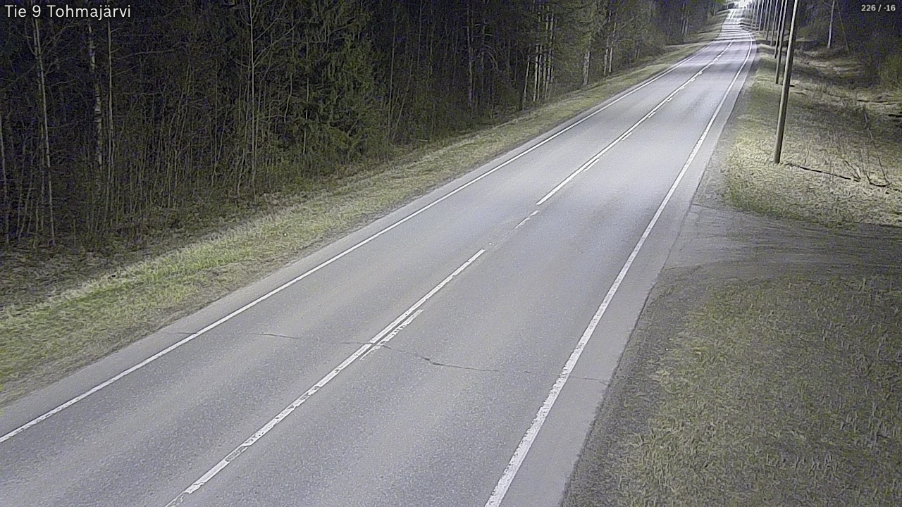 Weather Camera Image Road 9 Tohmajärvi, Tohmajärvi, Pohjois-Karjala