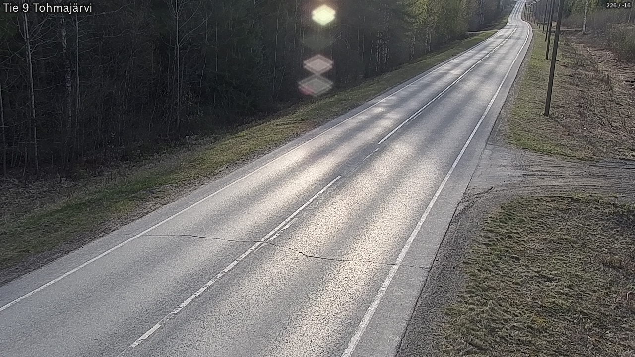 Weather Camera Image Road 9 Tohmajärvi, Tohmajärvi, Pohjois-Karjala
