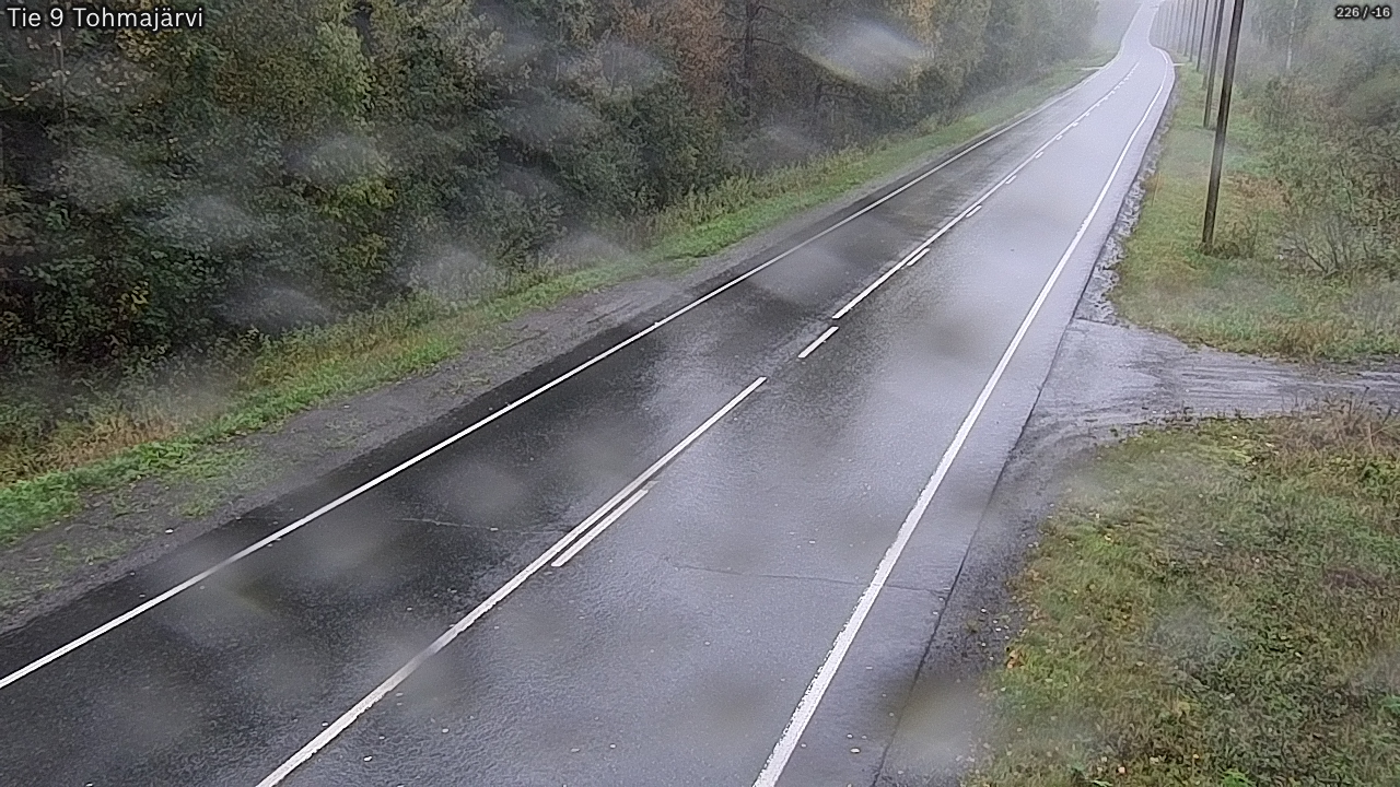 Weather Camera Image Road 9 Tohmajärvi, Tohmajärvi, Pohjois-Karjala