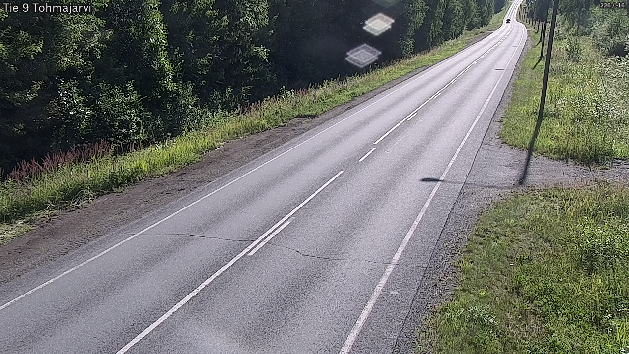 Weather Camera Image Väg 9 Tohmajärvi, Tohmajärvi, Pohjois-Karjala