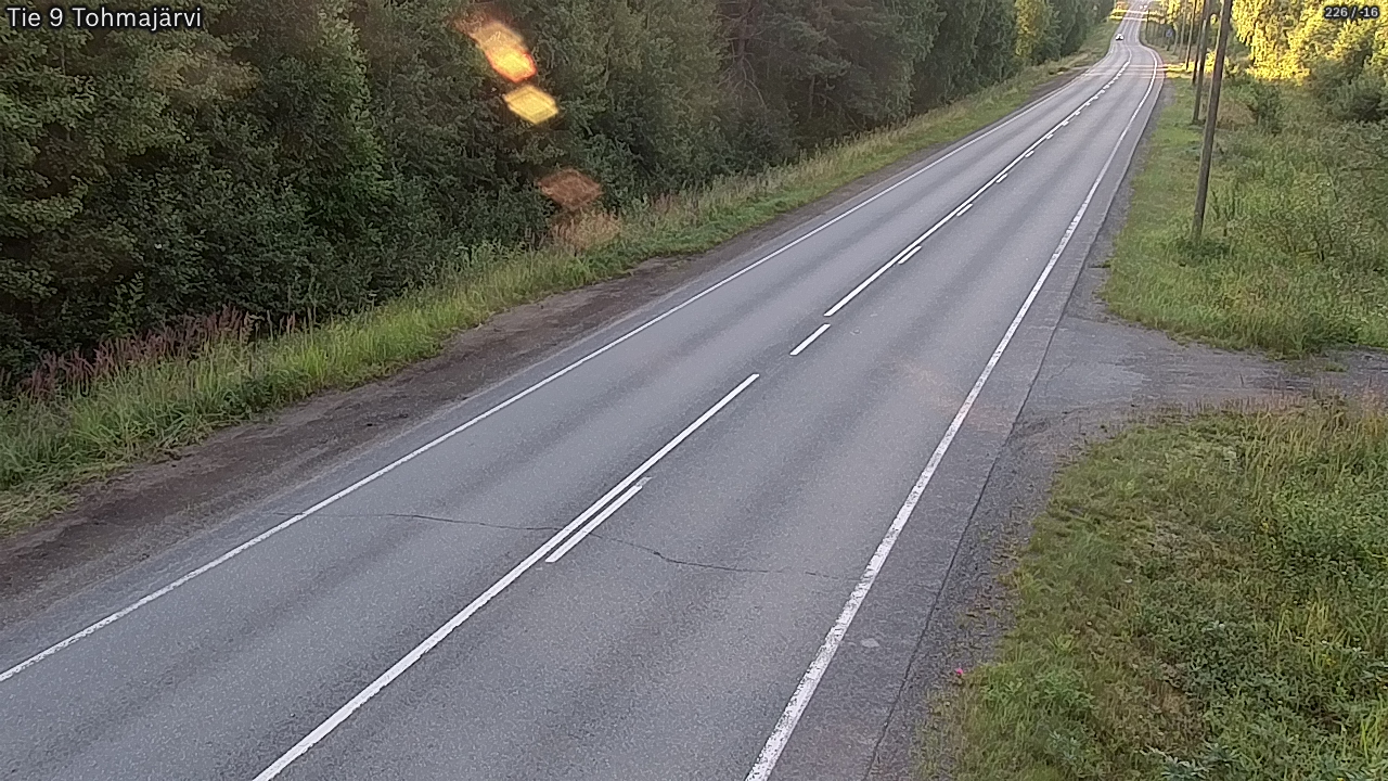 Weather Camera Image Väg 9 Tohmajärvi, Tohmajärvi, Pohjois-Karjala