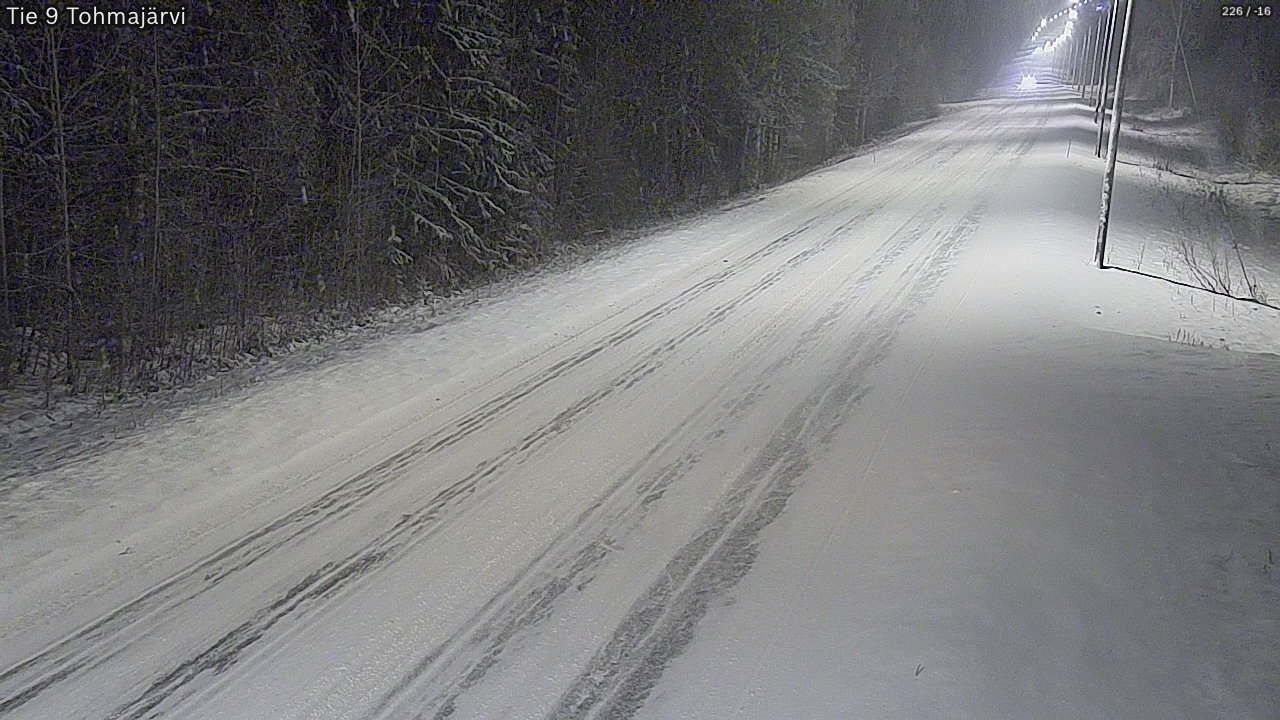 Weather Camera Image Road 9 Tohmajärvi, Tohmajärvi, Pohjois-Karjala
