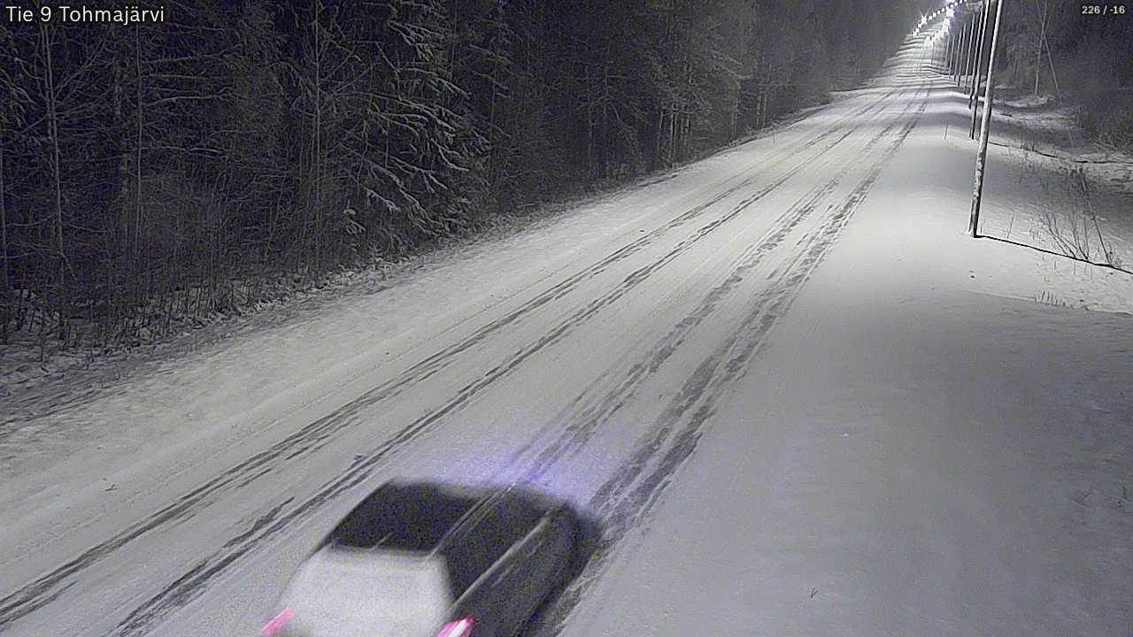 Weather Camera Image Road 9 Tohmajärvi, Tohmajärvi, Pohjois-Karjala