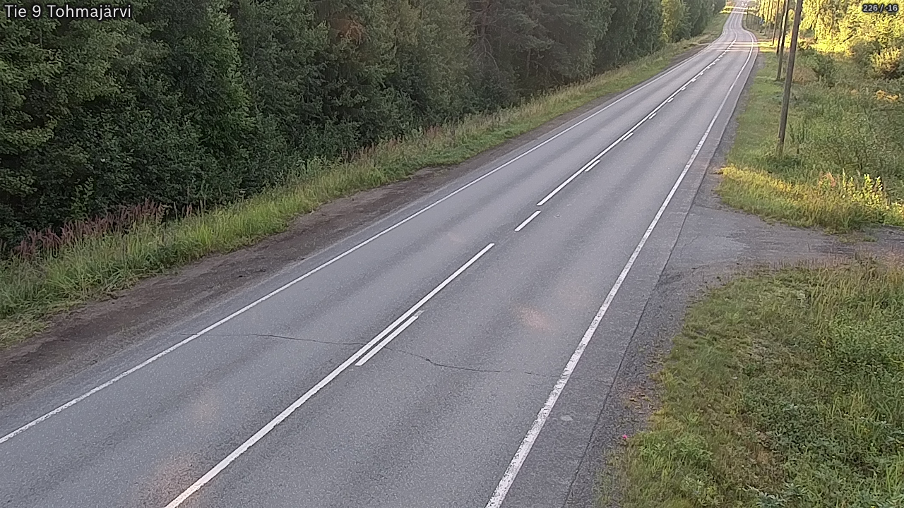 Weather Camera Image Väg 9 Tohmajärvi, Tohmajärvi, Pohjois-Karjala