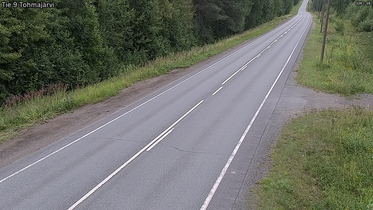 Weather Camera Image Road 9 Tohmajärvi, Tohmajärvi, Pohjois-Karjala