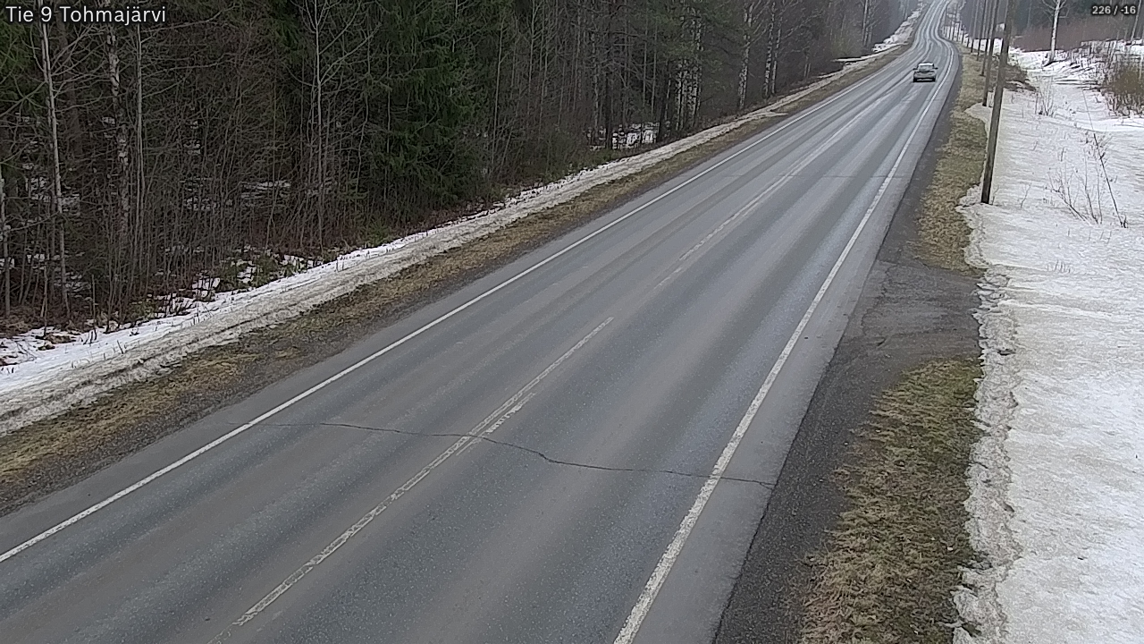 Weather Camera Image Väg 9 Tohmajärvi, Tohmajärvi, Pohjois-Karjala