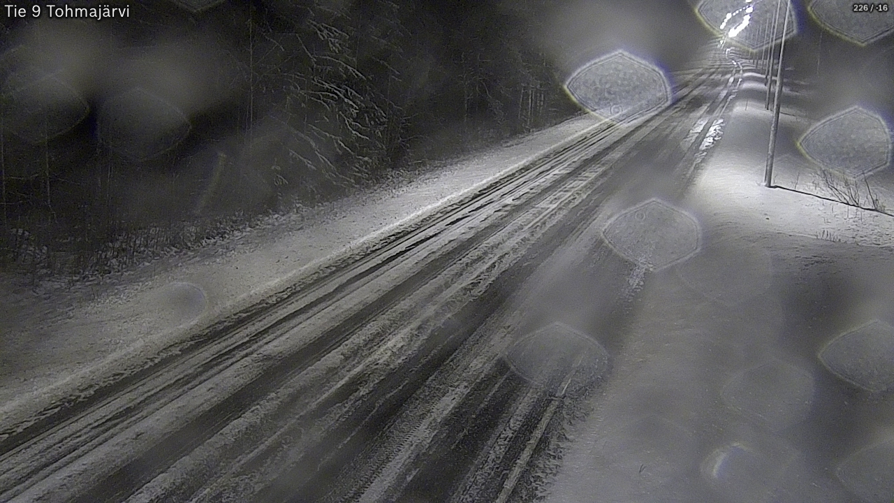 Weather Camera Image Road 9 Tohmajärvi, Tohmajärvi, Pohjois-Karjala