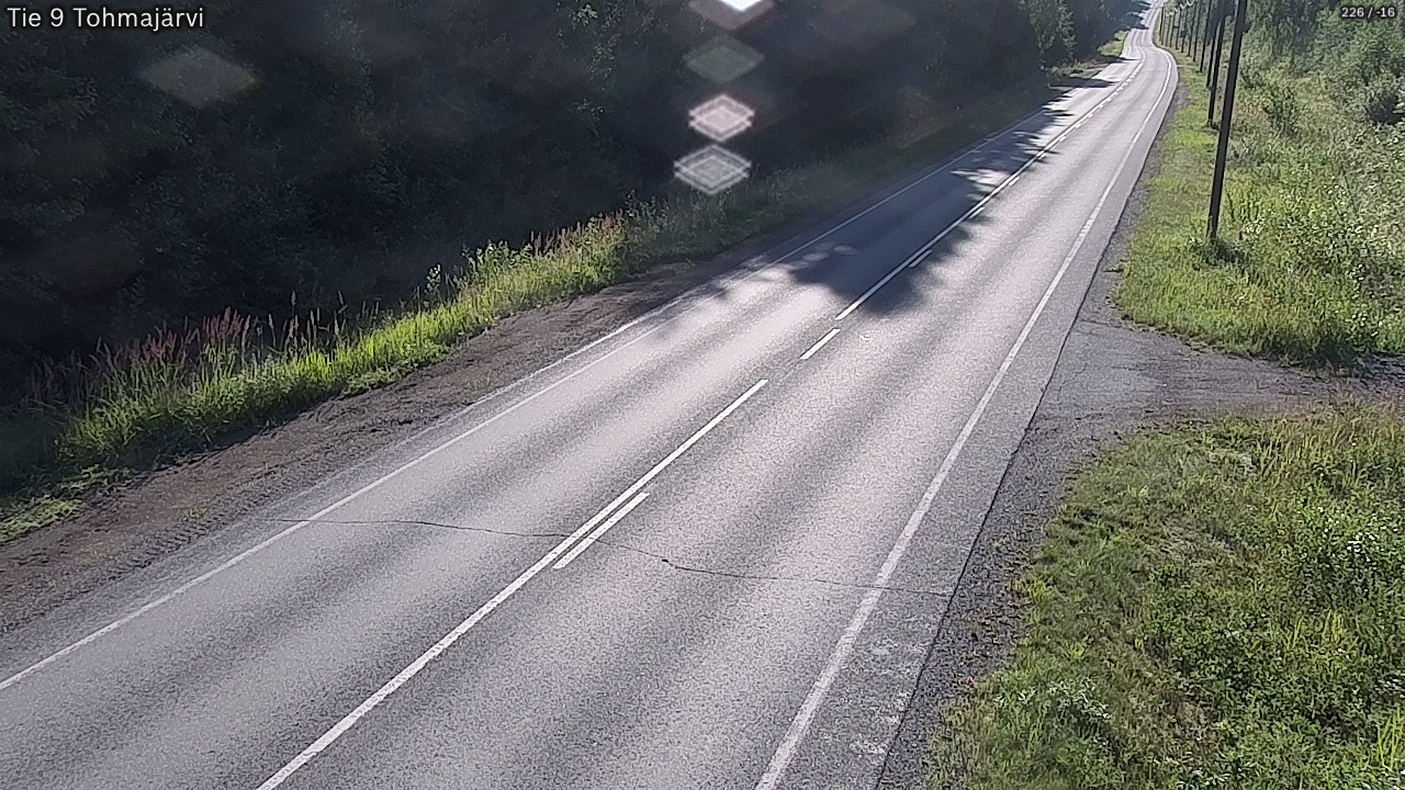 Weather Camera Image Väg 9 Tohmajärvi, Tohmajärvi, Pohjois-Karjala