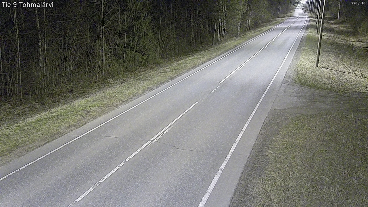 Weather Camera Image Väg 9 Tohmajärvi, Tohmajärvi, Pohjois-Karjala