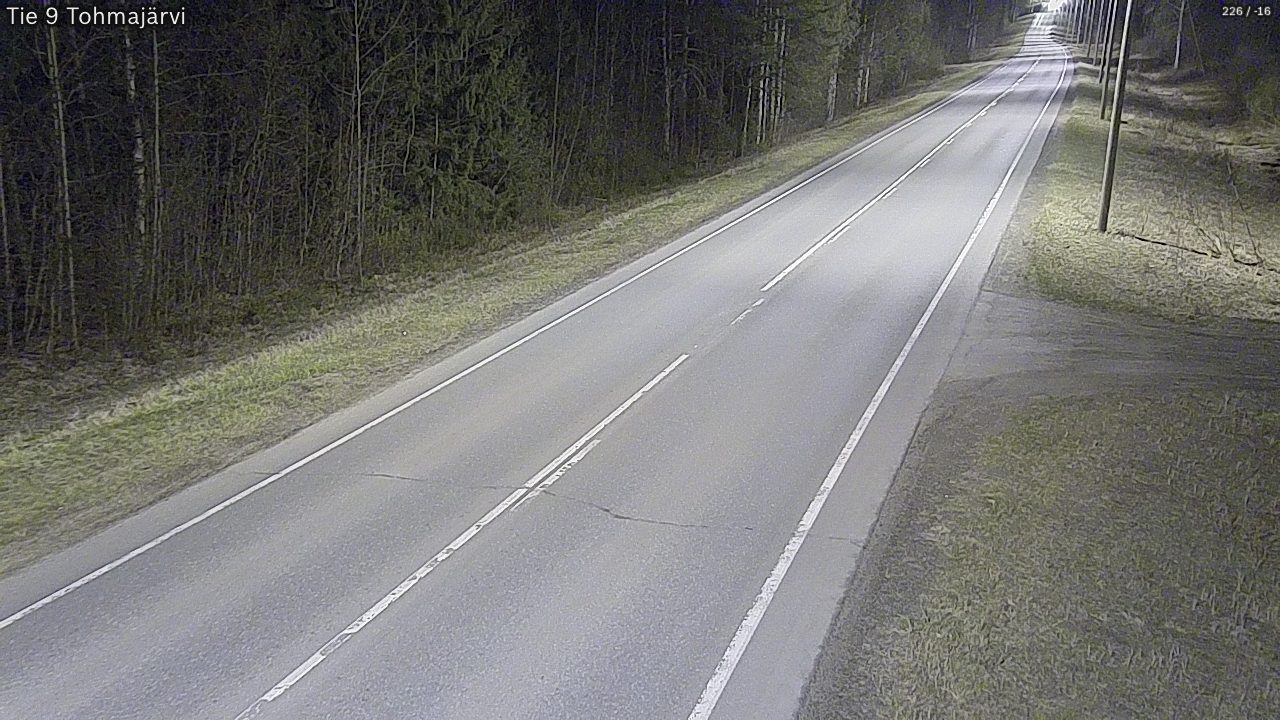Weather Camera Image Road 9 Tohmajärvi, Tohmajärvi, Pohjois-Karjala