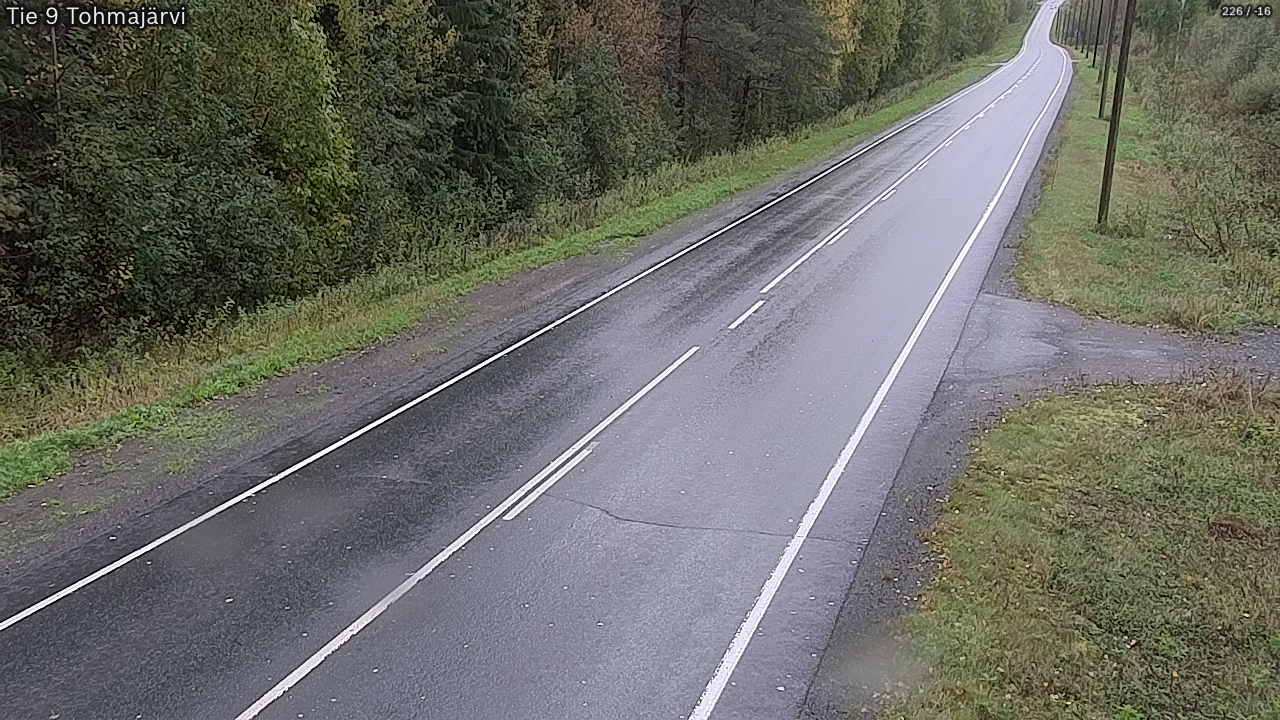 Weather Camera Image Väg 9 Tohmajärvi, Tohmajärvi, Pohjois-Karjala